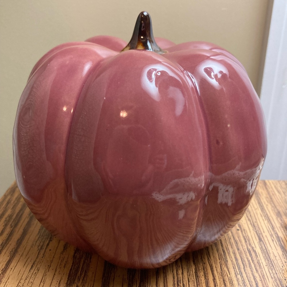 Light burgundy with brown stem.